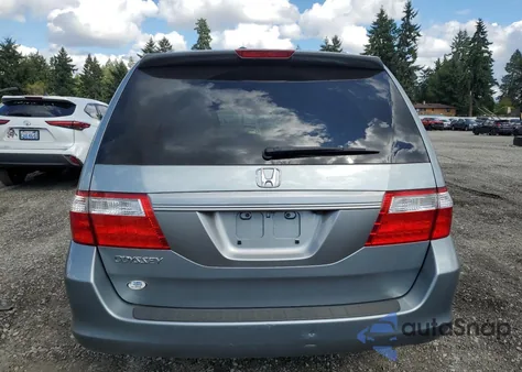 2007 Honda Odyssey Exl from USA, damaged, VIN 5FNRL387X7B014890